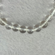 Natural Clear Quartz Bracelet 天然白水晶手链 18.64g 16.5cm 8.4mm 24 Beads - Huangs Jadeite and Jewelry Pte Ltd