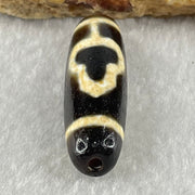 Natural Powerful Tibetan Old Oily Agate Double Bodhi Tree Bead Heavenly Master (Tian Zhu) 7.18g 37.7 by 11.3mm - Huangs Jadeite and Jewelry Pte Ltd