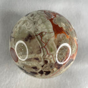 Natural Rhyolite Jasper Sphere Ball with Wooden Stand 860.4mm 80.7 by 80.1 by 135.0mm - Huangs Jadeite and Jewelry Pte Ltd