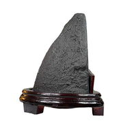 Natural Brazil Amethyst Cave with White Calcite 4.30kg with Wooden Stand 255.0 x 186.0 x 233.0mm - Huangs Jadeite and Jewelry Pte Ltd