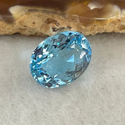 Natural Sky Blue Topaz Oval Shape 9.55ct 13.8 by 10.6 by 8.0mm - Huangs Jadeite and Jewelry Pte Ltd