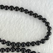 Natural Blood Red Amber Beads Necklace 10.72g 58cm 5.4mm 120 Beads - Huangs Jadeite and Jewelry Pte Ltd