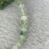 Type A Icy Blueish Green Yellow Jadeite Flower Bracelet 13.69g 32.2 by 73.4 by 7.6 mm 5.9mm 36 Beads - Huangs Jadeite and Jewelry Pte Ltd