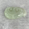 Type A Jelly Green with Faint Green Jadeite Ruyi 如意 6.13g 30.4 by 18.5 by 6.0mm - Huangs Jadeite and Jewelry Pte Ltd