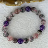 Natural Super 7 Crystal Bracelet 25.20g 9.8 mm 20 Beads - Huangs Jadeite and Jewelry Pte Ltd
