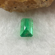 Natural Colombia Green Emerald (Beryl) Cut-Cornered Rectangular step cut 0.64ct 6.8 by 4.0 by 3.1mm - Huangs Jadeite and Jewelry Pte Ltd