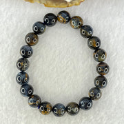 Good Grade Natural Petersite Beads Bracelet 24.44g 16cm 9.8mm 20 Beads - Huangs Jadeite and Jewelry Pte Ltd