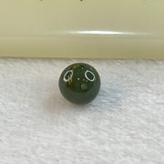 Type A Dark Green Jadeite Loose Bead for Bracelet/Necklace/Earrings/Rings 1.45g 9.4mm - Huangs Jadeite and Jewelry Pte Ltd