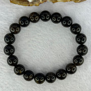 Natural Medicine Amber Beads Bracelet 天然药珀手链 10.38g 16cm 10.1mm 19 Beads - Huangs Jadeite and Jewelry Pte Ltd