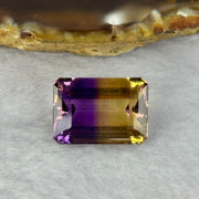Natural Faceted Ametrine Parallelogram Shape 20.48ct 19.0 by 13.4 by 10.0mm - Huangs Jadeite and Jewelry Pte Ltd