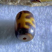 Natural Powerful Tibetan Old Oily Agate Patina Guiren Tairen Human Dzi Bead Totem Amulet Heavenly Master (Tian Zhu) 贵人天诛 1.64g 13.1 by 8.8mm - Huangs Jadeite and Jewelry Pte Ltd