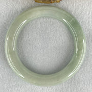 Type A Light Green Jadeite Bangle 74.92g Internal Diameter 56.6mm 11.5 by 12.4mm (Very Slight Internal Lines) - Huangs Jadeite and Jewelry Pte Ltd