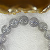 Above Average Grade Natural Blue Super 7 Crystal Bracelet 天然蓝超七水晶手链 56.27g 19cm 13.7mm 16 Beads - Huangs Jadeite and Jewelry Pte Ltd