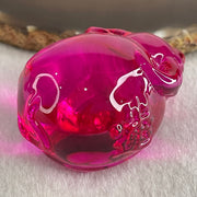 Natural Pink Liuli Ox Display 72.22g 56.3 by 40.0 by 31.5mm - Huangs Jadeite and Jewelry Pte Ltd