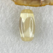 Natural Powerful Tibetan Old Oily Agate Tiger Tooth Daluo Dzi Bead Heavenly Master (Tian Zhu) 虎呀天诛 3.00g 20.1 by 10.1mm - Huangs Jadeite and Jewelry Pte Ltd