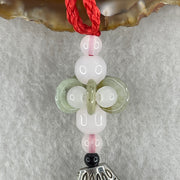 Natural Type A Semi-Icy Green with Yellow Jadeite Mini Ping An Kou Charm Display Set | Peace Discs & Wealth Talismans (7.53g Total | 9.1 x 2.1mm 5 Pingankou) - Huangs Jadeite and Jewelry Pte Ltd