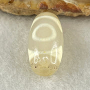 Natural Powerful Tibetan Old Oily Agate 3 Eyes Dzi Bead Heavenly Master (Tian Zhu) 三眼天诛 3.25g 20.0 by 10.6mm - Huangs Jadeite and Jewelry Pte Ltd