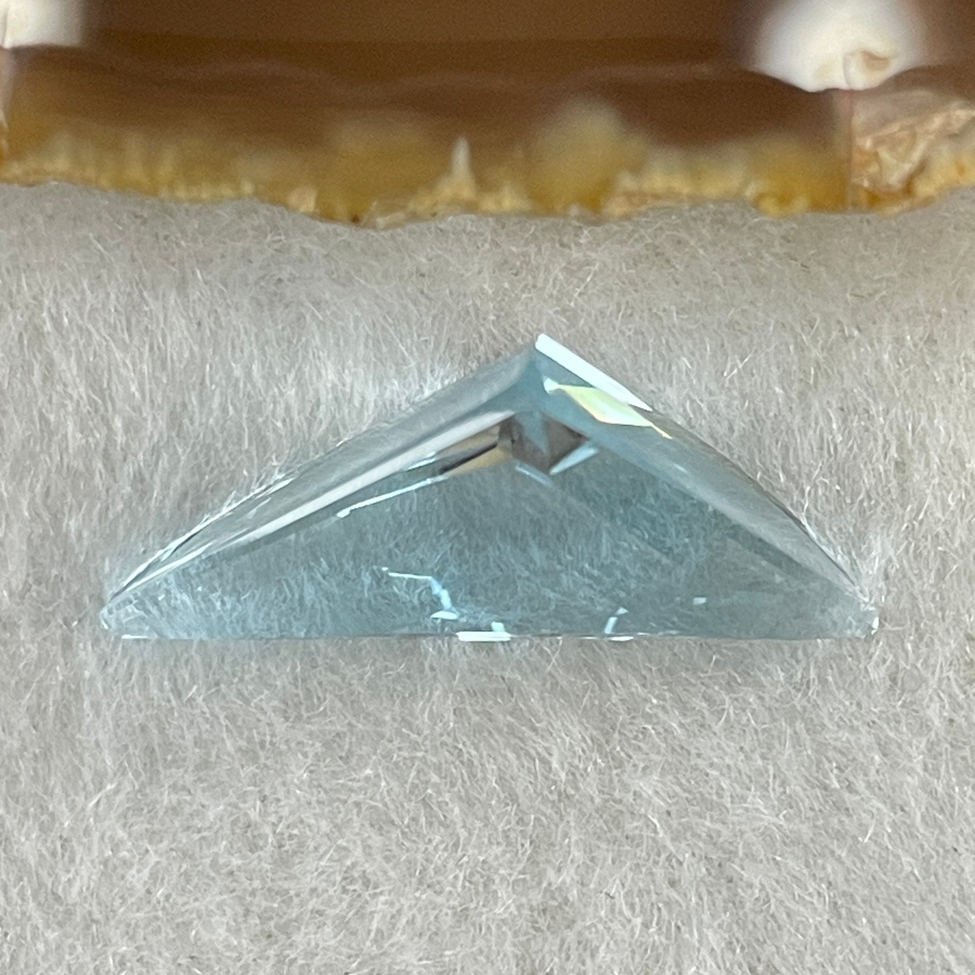 Natural Sky Blue Topaz Trillion Shape 10.32ct 21.3 by 12.4 by 7.9mm - Huangs Jadeite and Jewelry Pte Ltd