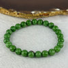 Natural Emerald And Ruby Zoisite Beads Bracelet 18.40g 15.5cm 7.7mm 25 Beads - Huangs Jadeite and Jewelry Pte Ltd