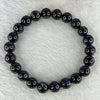 Natural Hypersthene Crystal Bracelet 天然金运石水晶手链 25.85g 16cm 8.7mm 22 Beads - Huangs Jadeite and Jewelry Pte Ltd