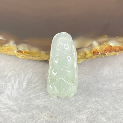 Type A Green Pea Pod Jadeite 2.85g 11.5 by 23.7 by 5.7mm - Huangs Jadeite and Jewelry Pte Ltd