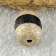 Natural Powerful Tibetan Old Oily Agate 1 Lines Dzi Bead Heavenly Master (Tian Zhu) 2.08g 13.5 by 10.1mm - Huangs Jadeite and Jewelry Pte Ltd