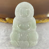 Type A Green Jadeite Guan Yin Pendant 9.35g  42.6 by 26.4 by 5.3m - Huangs Jadeite and Jewelry Pte Ltd