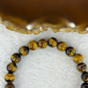 Natural Tiger's Eye Quartz Bracelet 虎眼石手持手链 20.46g 15cm 39.7 by 10.5 by 6.5mm / 8.3mm 17 Beads - Huangs Jadeite and Jewelry Pte Ltd