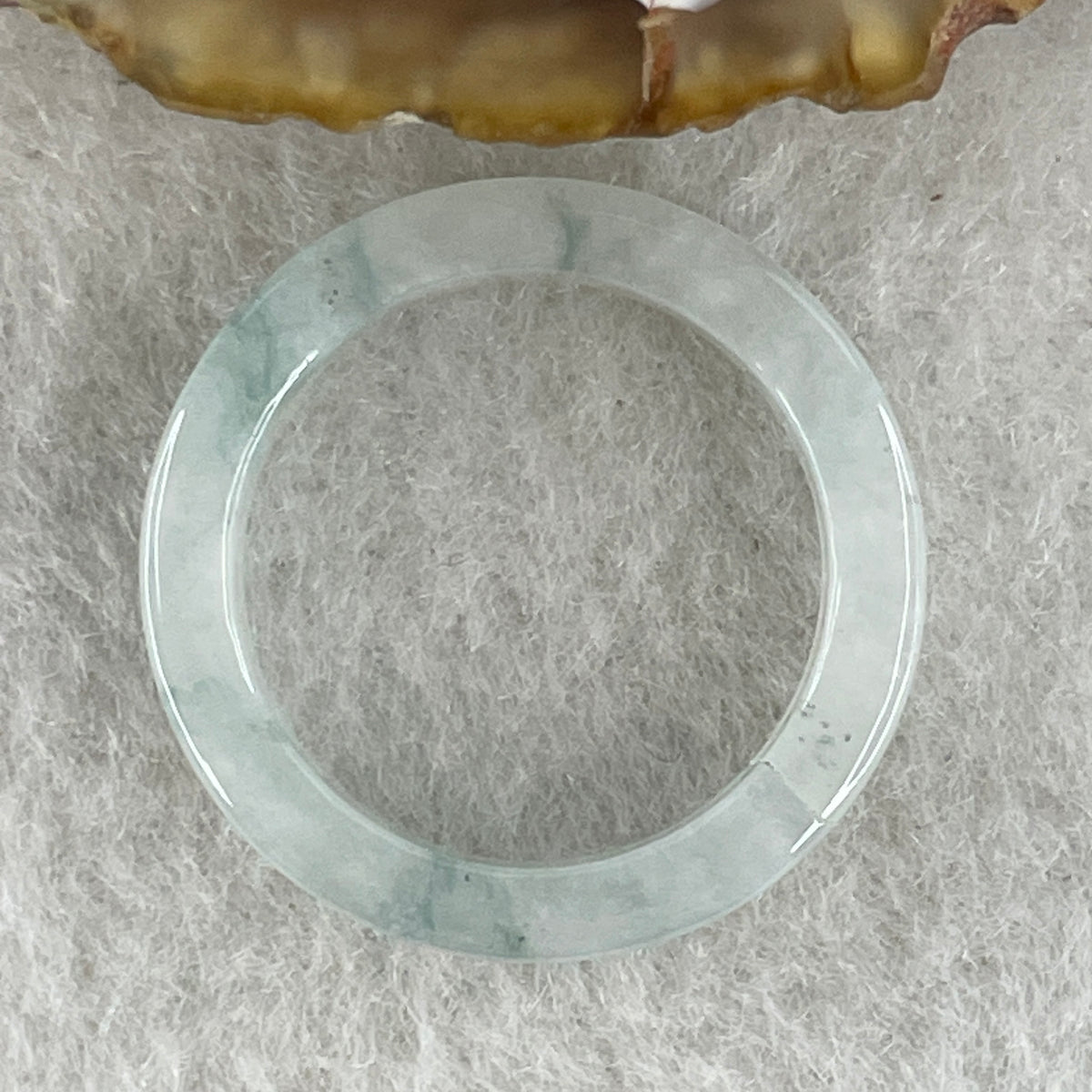 Natural Type A Semi-Icy Light Green Jadeite Ring | Full-Eternity Band (2.80g | US 7.6 / HK 16.8 | External Line) - Huangs Jadeite and Jewelry Pte Ltd