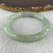 Type A Natural Light Green Jadeite Bangle 45.91g Inner Diameter 55.8mm 9.4 by 9.2mm (Very Very Slight Internal Lines) - Huangs Jadeite and Jewelry Pte Ltd