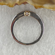 Pre-Love Gold Heart Celestial 18K 750 White Gold with Natural Diamonds Ring 3.40g US4.75 HK10 (Extra 3% for Credit Card included) - Huangs Jadeite and Jewelry Pte Ltd