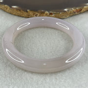 Natural Purple Flower Agate Bangle Set 119.44g Inner Diameter 55.6mm 10.8 by 11.2mm (Perfect) - Huangs Jadeite and Jewelry Pte Ltd