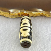 Natural Powerful Tibetan Old Oily Agate Cai Shen Dzi Bead Heavenly Master (Tian Zhu) 10.60g 38.2 by 13.3mm - Huangs Jadeite and Jewelry Pte Ltd