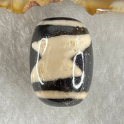 Natural Powerful Tibetan Old Oily Agate 5 Eyes Lightning Dzi Bead Heavenly Master (Tian Zhu) 五眼闪电天珠 4.20g 17.4 by 12.7mm - Huangs Jadeite and Jewelry Pte Ltd