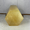 Natural Yellow Calcite Tower 3,787.4g 240.5 by 104.2 by 96.1 mm - Huangs Jadeite and Jewelry Pte Ltd