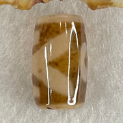 Natural Powerful Tibetan Old Oily Agate Patina Guiren Tairen Human Dzi Bead Totem Amulet Heavenly Master (Tian Zhu) 贵人天诛 4.63g 19.5 by 11.7mm - Huangs Jadeite and Jewelry Pte Ltd