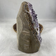 Natural Amethyst Rough Rectangular Shaped Display 1354.7g 90.0 by 81.0 by 145.3mm - Huangs Jadeite and Jewelry Pte Ltd
