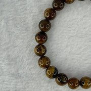 Natural Brown Amber Beads Bracelet 5.77g 7.9 15cm 7.9mm 24 Beads - Huangs Jadeite and Jewelry Pte Ltd