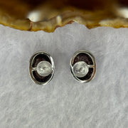 Good Grade Natural Super 7 S925 Silver Earrings 2.58g 10.7 by 7.8 by 5.0mm - Huangs Jadeite and Jewelry Pte Ltd