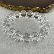 Natural Clear Quartz Beads Bracelet 40.45g 16cm 12.0mm 17 Beads - Huangs Jadeite and Jewelry Pte Ltd