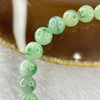 Type A Semi Icy Green Jadeite 25 beads bracelet 7.5mm 18.06g - Huangs Jadeite and Jewelry Pte Ltd