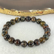 Good Grade Natural Petersite Beads Bracelet 19.87g 16cm 8.8mm 22 Beads - Huangs Jadeite and Jewelry Pte Ltd