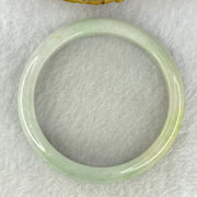 Type A Lavender and Green with Reddish Yellow Jadeite Bangle Internal Diameter 54.7mm 43.06g 12.0 by 7.6mm (Very Slight External Rough) - Huangs Jadeite and Jewelry Pte Ltd