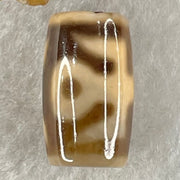 Natural Powerful Tibetan Old Oily Agate Patina Guiren Tairen Human Dzi Bead Totem Amulet Heavenly Master (Tian Zhu) 贵人天诛 4.82g 19.8 by 11.8mm - Huangs Jadeite and Jewelry Pte Ltd