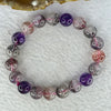 Natural Super 7 Crystal Bracelet 31.96g 10.8 mm 19 Beads - Huangs Jadeite and Jewelry Pte Ltd