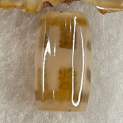 Natural Powerful Tibetan Old Oily Agate Patina Guiren Tairen Human Dzi Bead Totem Amulet Heavenly Master (Tian Zhu) 贵人天诛 4.87g 20.2 by 11.8mm - Huangs Jadeite and Jewelry Pte Ltd