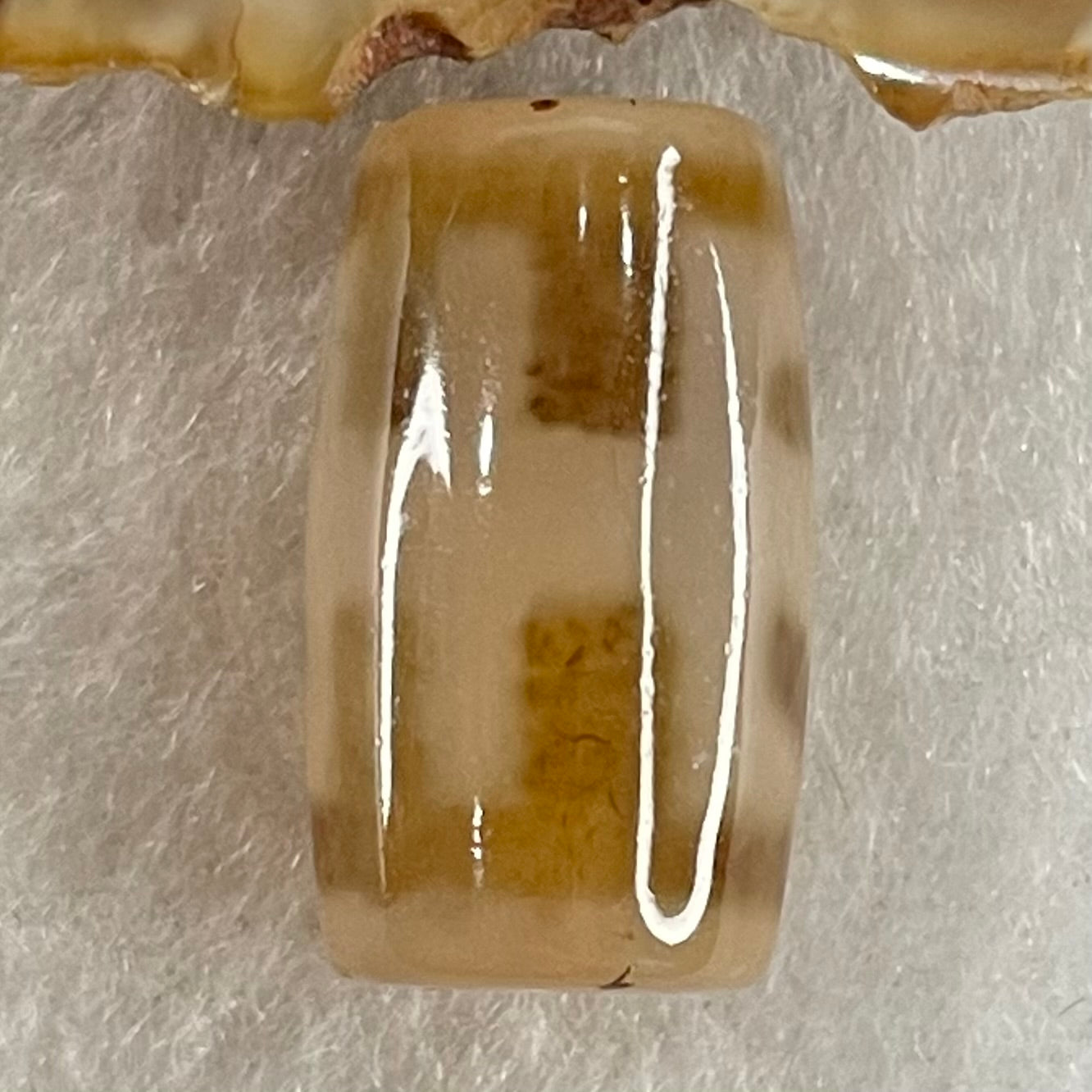 Natural Powerful Tibetan Old Oily Agate Patina Guiren Tairen Human Dzi Bead Totem Amulet Heavenly Master (Tian Zhu) 贵人天诛 4.87g 20.2 by 11.8mm - Huangs Jadeite and Jewelry Pte Ltd