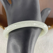 Natural Type A Light Green Jadeite Full Round Bangle | 55.6mm Yuan Tiao (33.96g 8.0x7.9mm | Perfect Grade | Imperial Wholeness & Heart Vitality) - Huangs Jadeite and Jewelry Pte Ltd