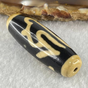 Natural Powerful Tibetan Old Oily Agate Ancient Thousand Hand Guan Yin Dzi Bead Heavenly Master (Tian Zhu) 千手观音天珠 10.20g 38.6 by 13.0mm - Huangs Jadeite and Jewelry Pte Ltd