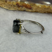 Natural Labradorite Pixiu in S925 Sliver Ring (Adjustable Size) 2.05g 9.7 by 8.3 by 5.4mm - Huangs Jadeite and Jewelry Pte Ltd